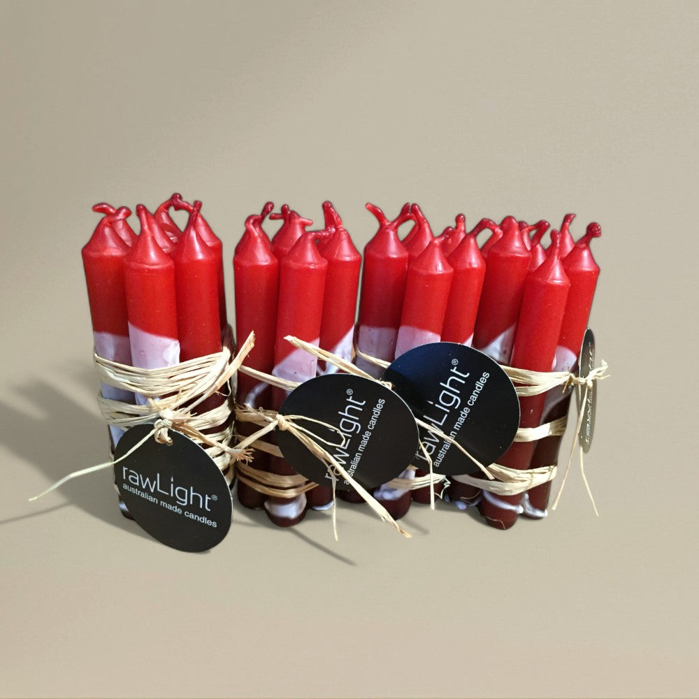 Wish Candle 13x120mm Splashed Christmas Bundle of 7