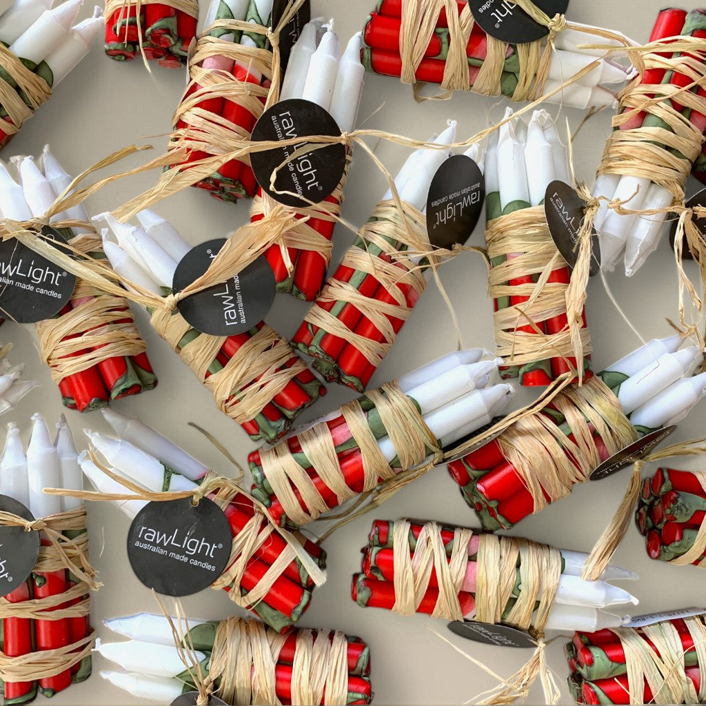 Wish Candle 13x120mm Splashed Christmas Bundle of 7
