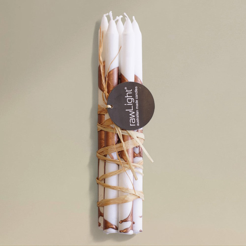 Prayer Candle 13x195mm Splashed Christmas Bundle of 7
