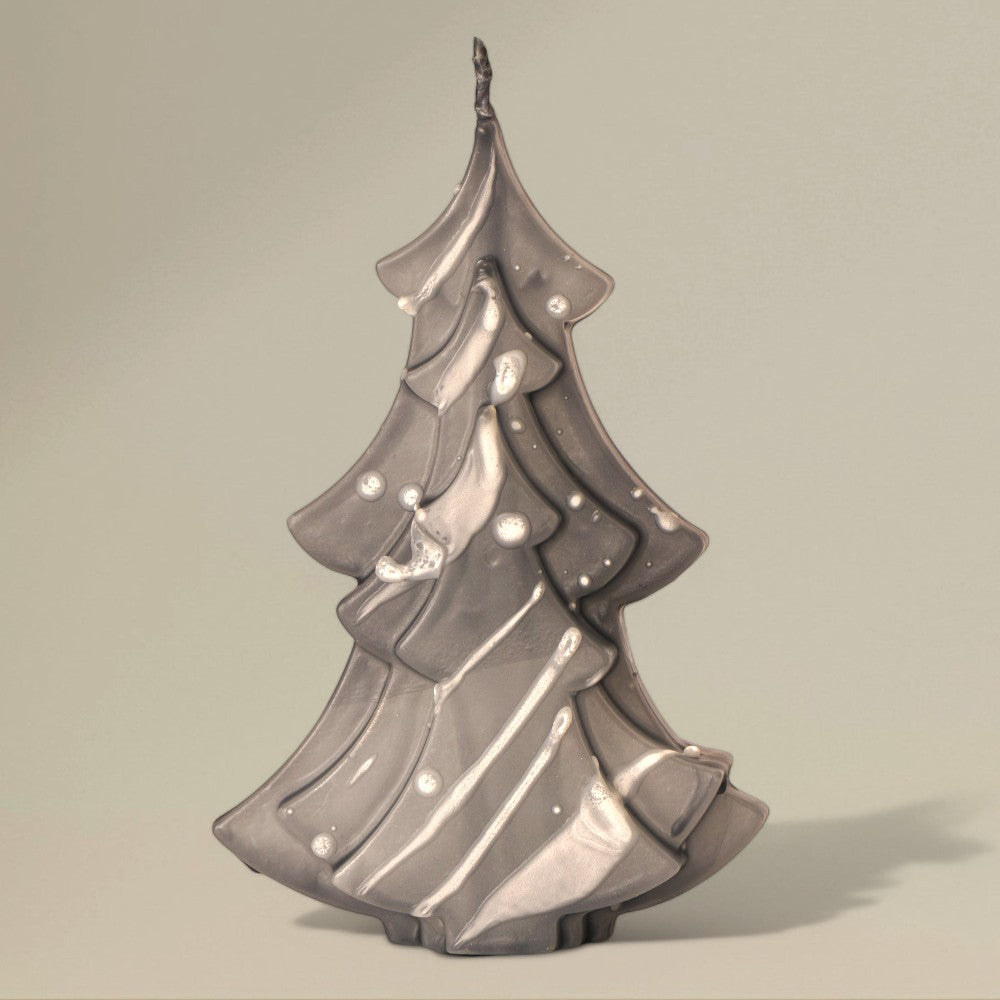 Tree Candle Splashed Christmas