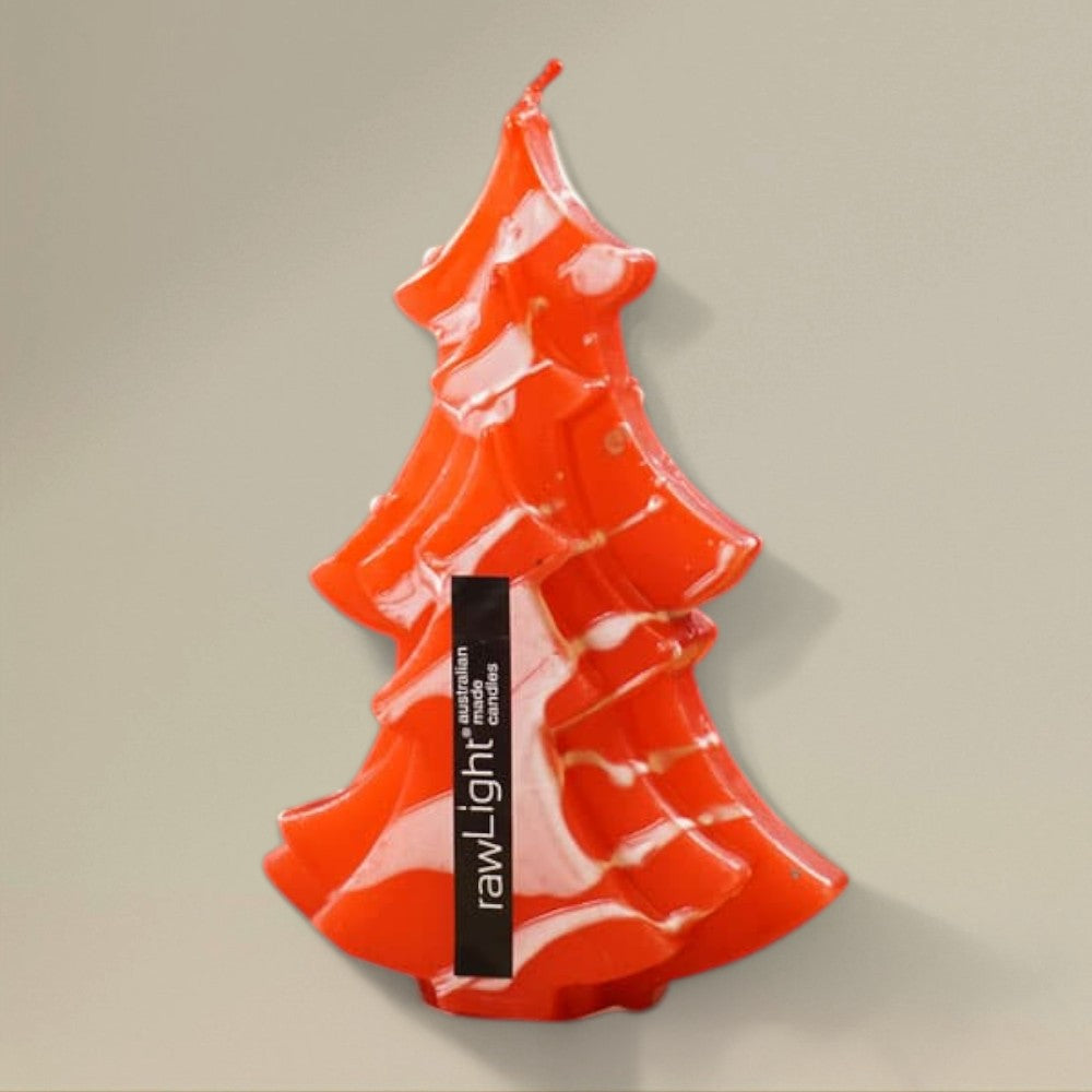 Tree Candle Splashed Christmas