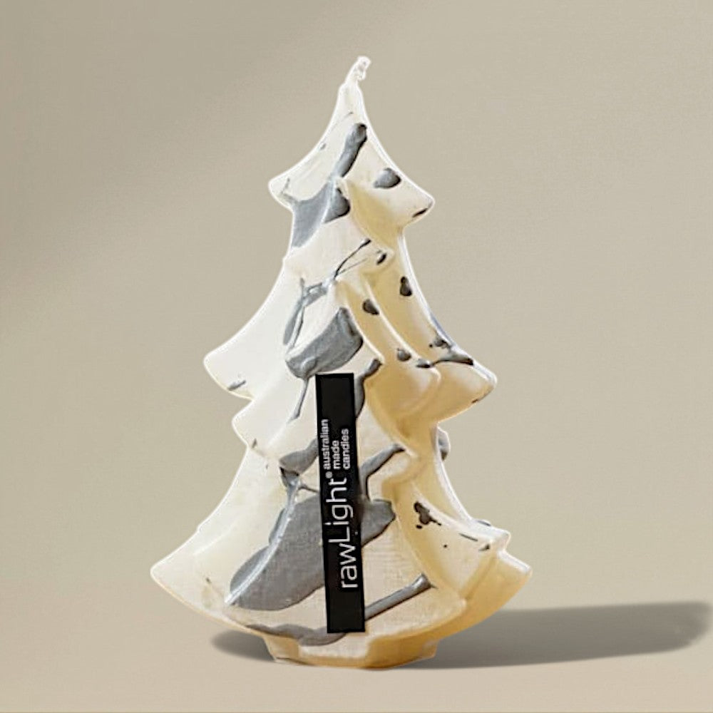 Tree Candle Splashed Christmas