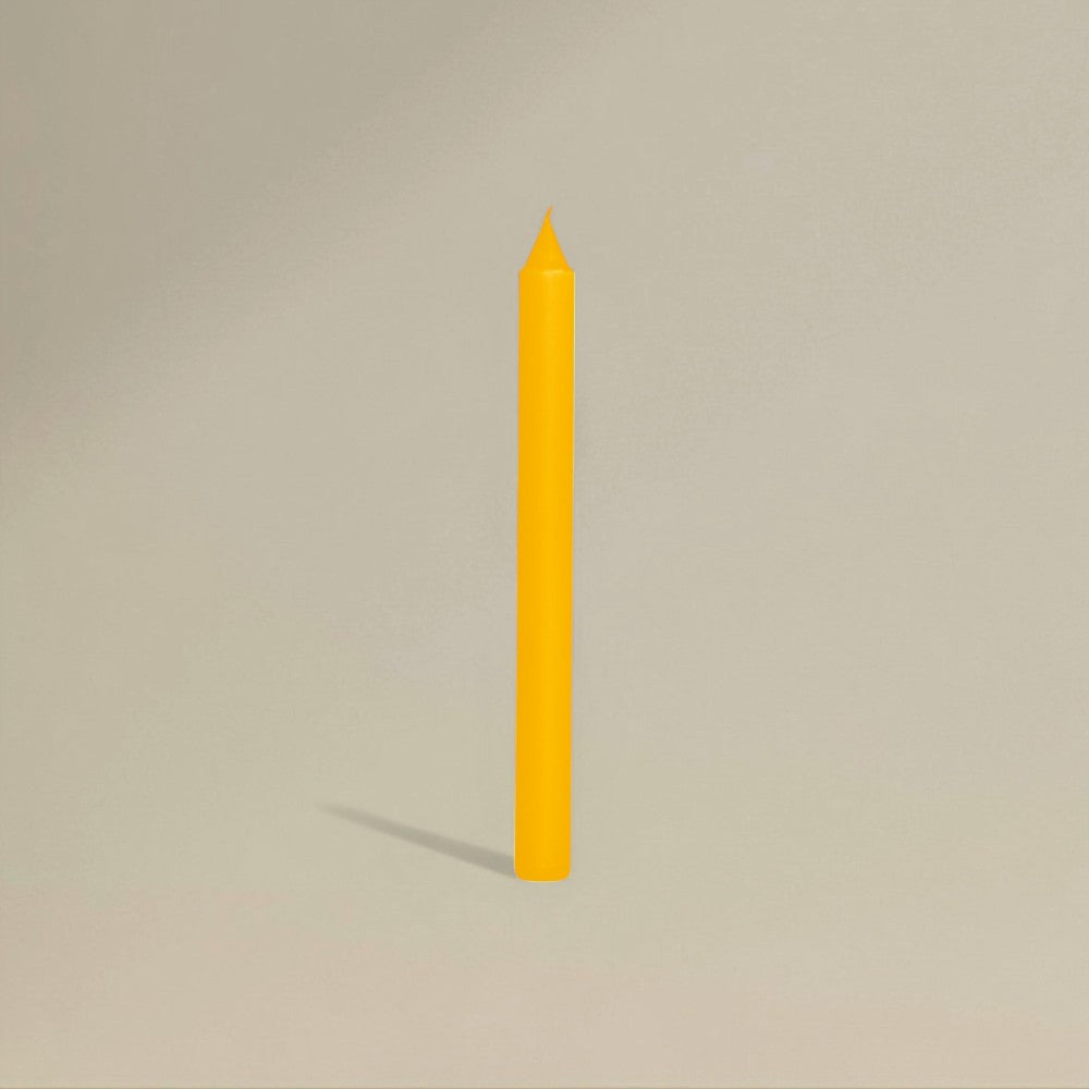 Pack of 24 coloured wish candles 16x130mm for enchanted rituals and spiritual intentions