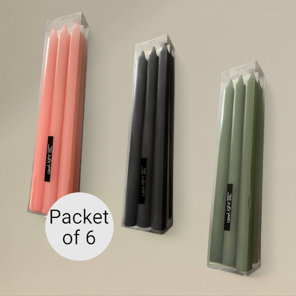 Dining Candle 21x300mm Coloured Packet of 6