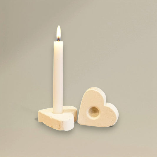 Candle holder Wish and prayer heart shape