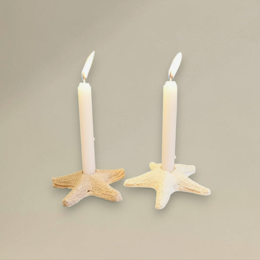 Candle holder wish and prayer starfish shape