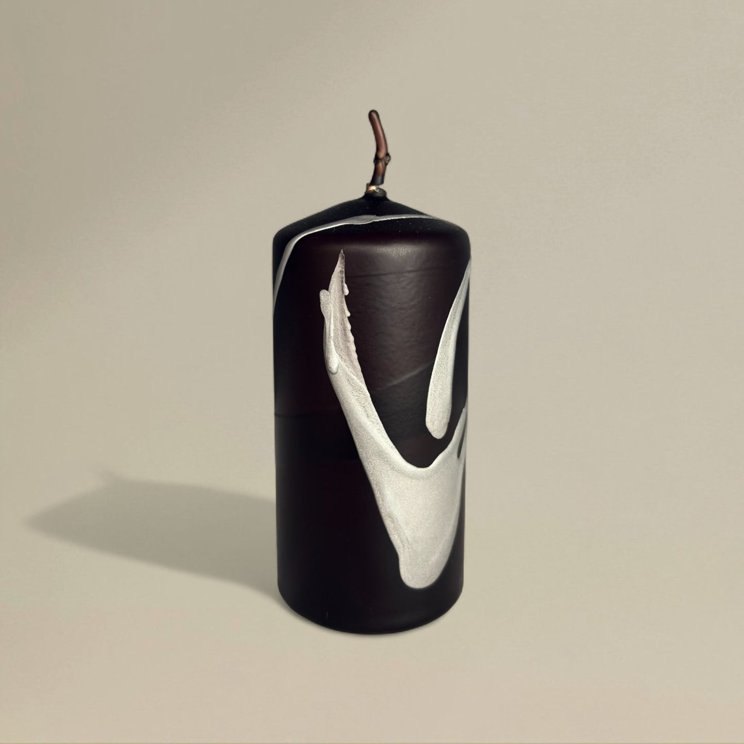 Pillar candle 50x150mm splashed
