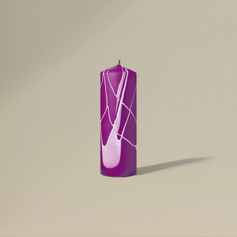 Pillar Candle 50x150mm Splashed