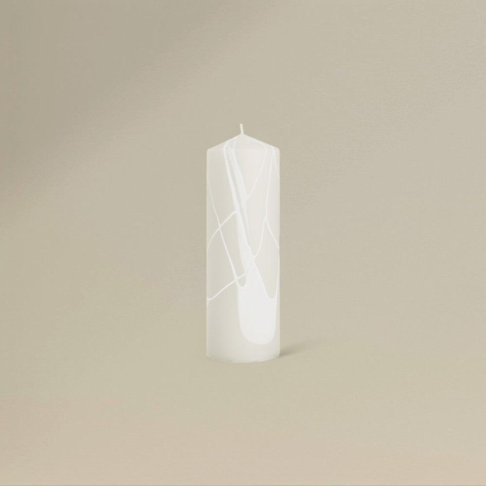Pillar Candle 50x150mm Splashed