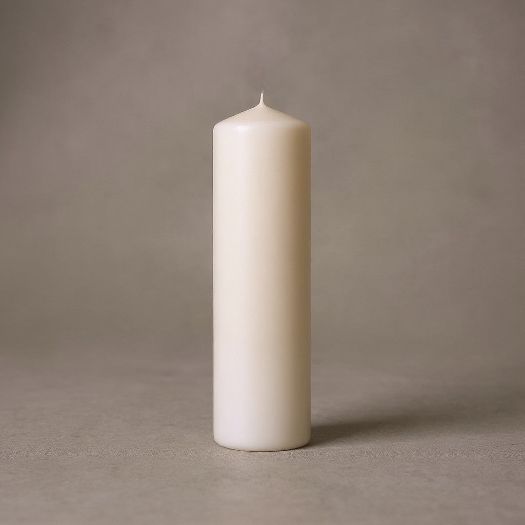 Pillar candle 50x200mm white 30 pieces