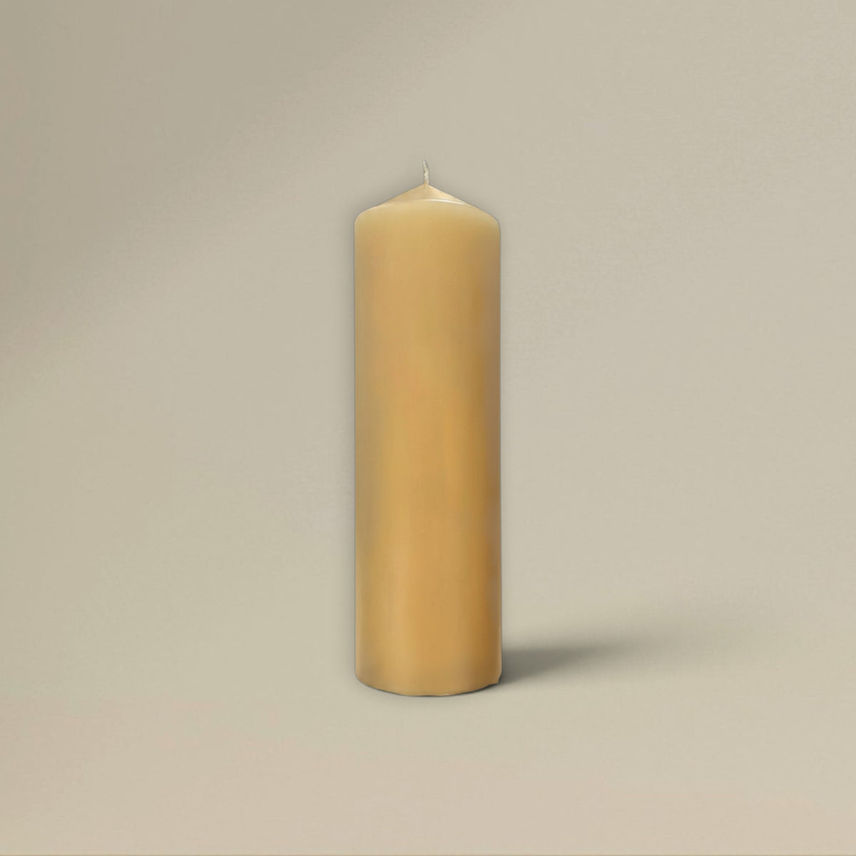 Pillar candle beeswax