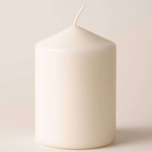 Pillar candle 75mm white