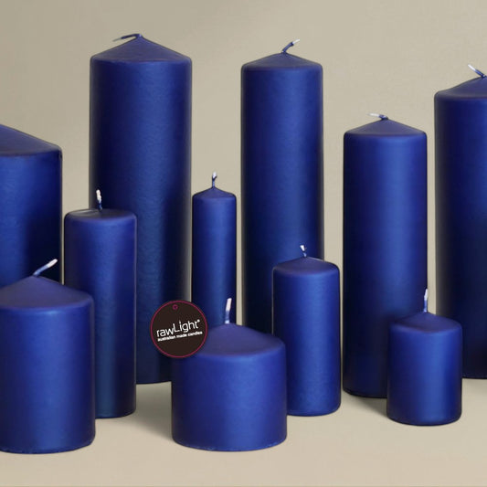 Pillar candle 50x75mm coloured