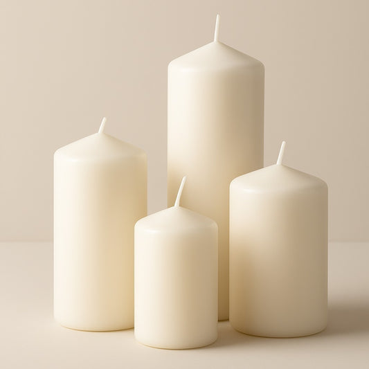 Pillar candle 60mm white