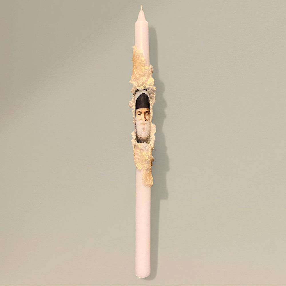 Religious Icon Candles 22x400mm St Charbel