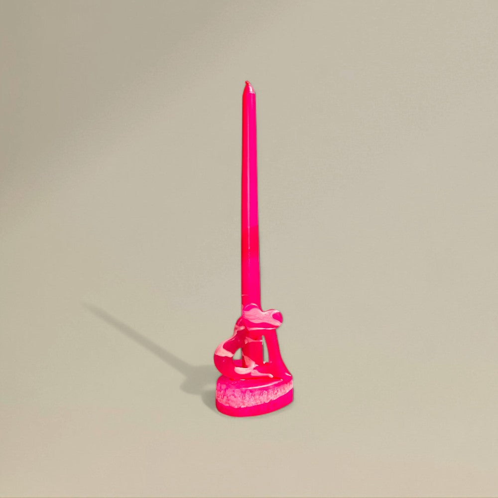 Taper candle heart base 22x300mm