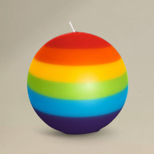 Ball Candle Multi Coloured