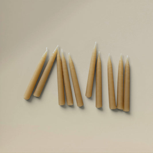 Prayer / wish candle beeswax 13x120mm