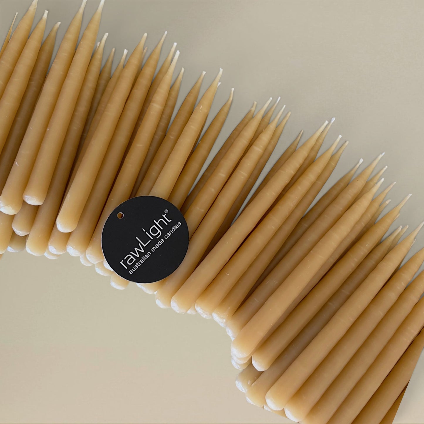Prayer / wish candle beeswax 13x120mm