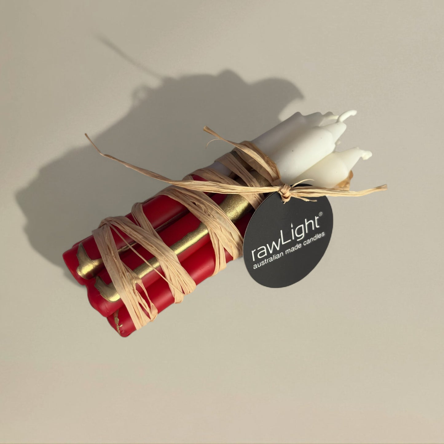 Wish candle 13x120mm splashed Christmas bundle of 7