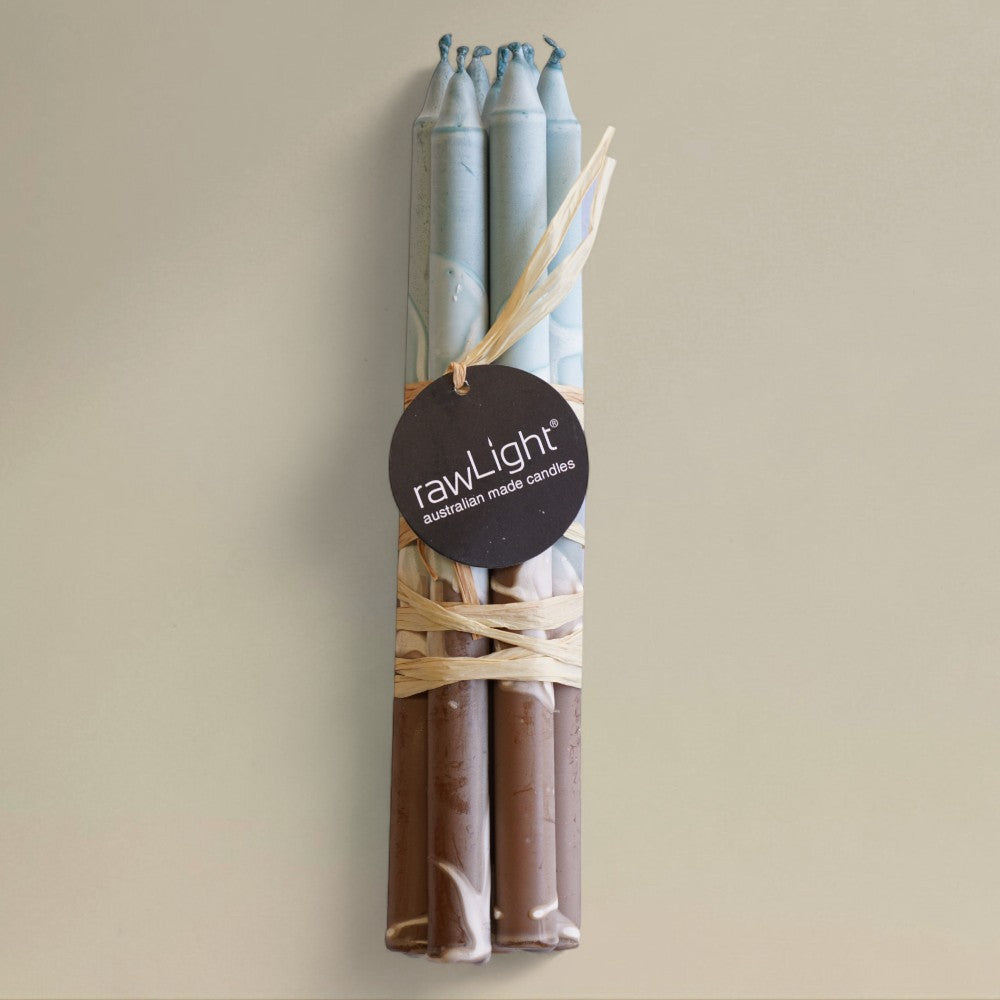 Prayer Candle 13x195mm Splashed Bundle of 7