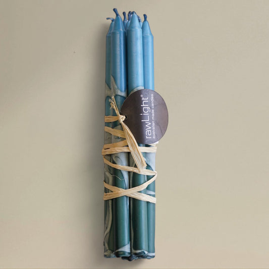 Prayer Candle 13x195mm Splashed Bundle of 7