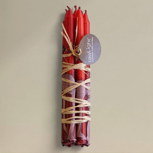Prayer Candle 13x195mm Splashed Christmas Bundle of 7