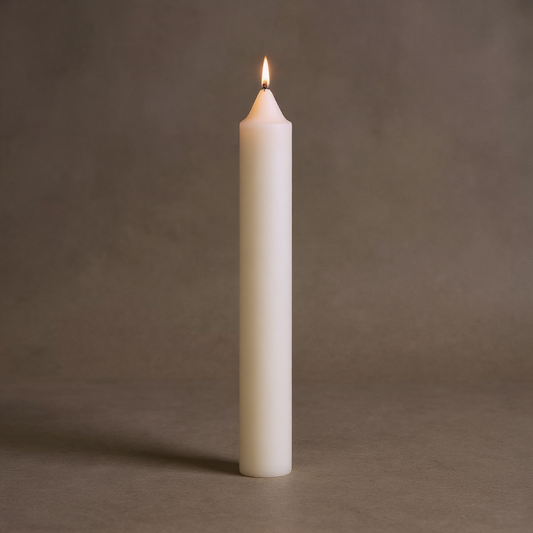 Dining candle 21x175mm white 180 pieces