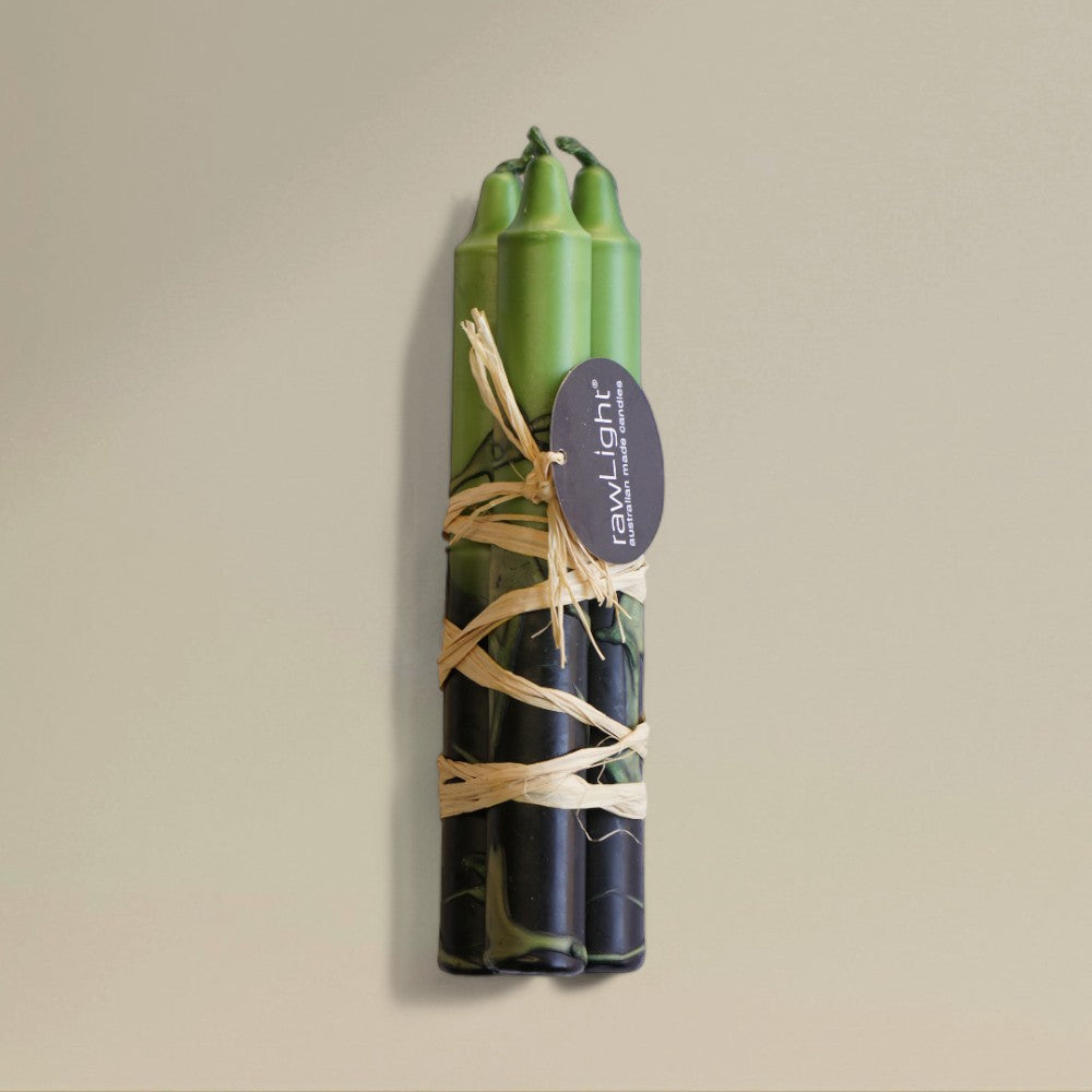 Dining Candle 21x175mm Splashed Bundle of 3
