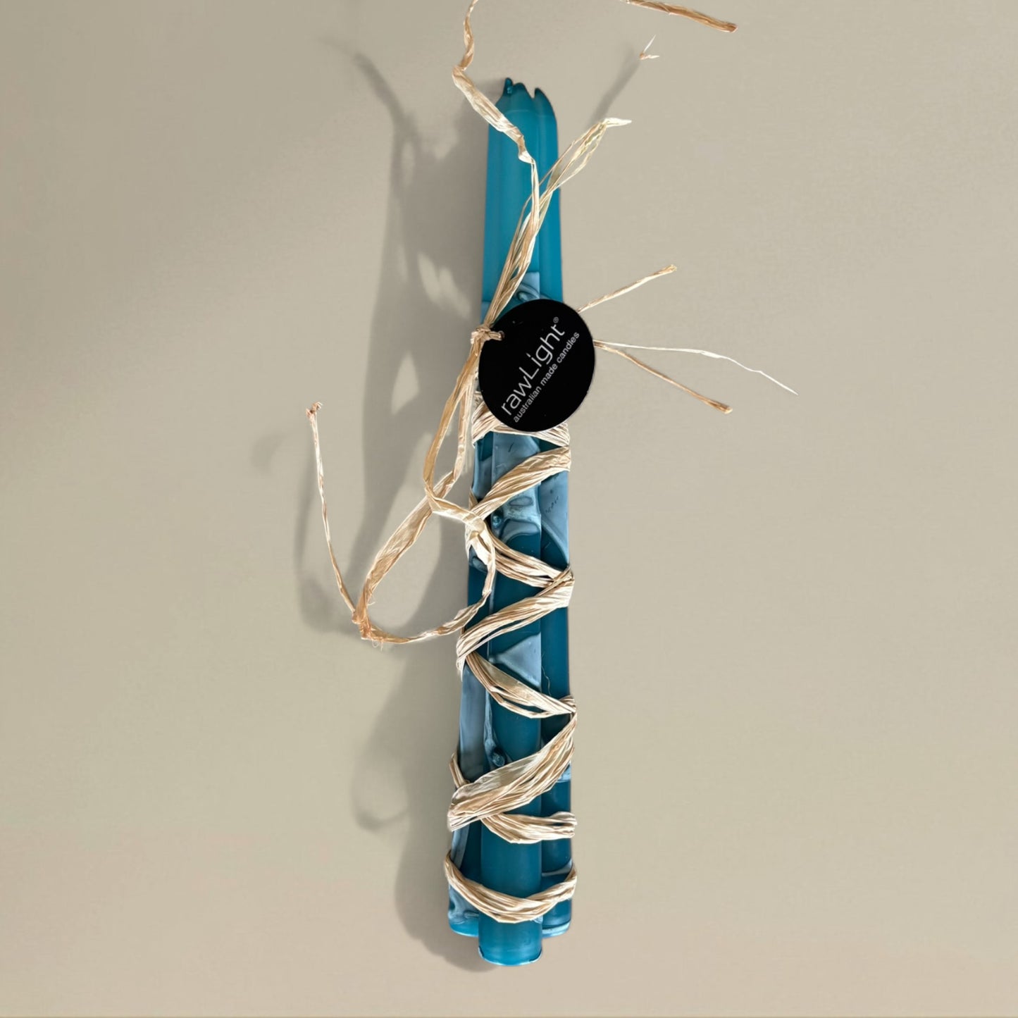 Taper candle 22x380mm splashed bundle of 3