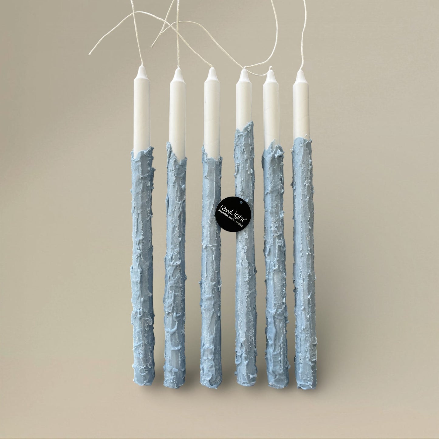 Dining candle 22x400mm stone bundle of 3