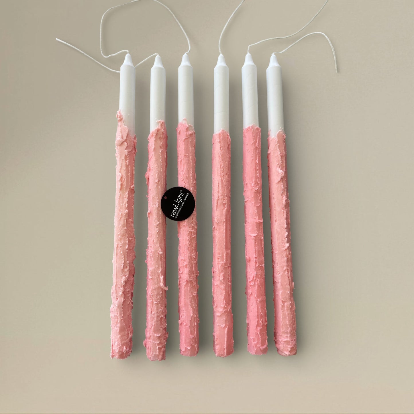 Dining candle 22x400mm stone bundle of 3