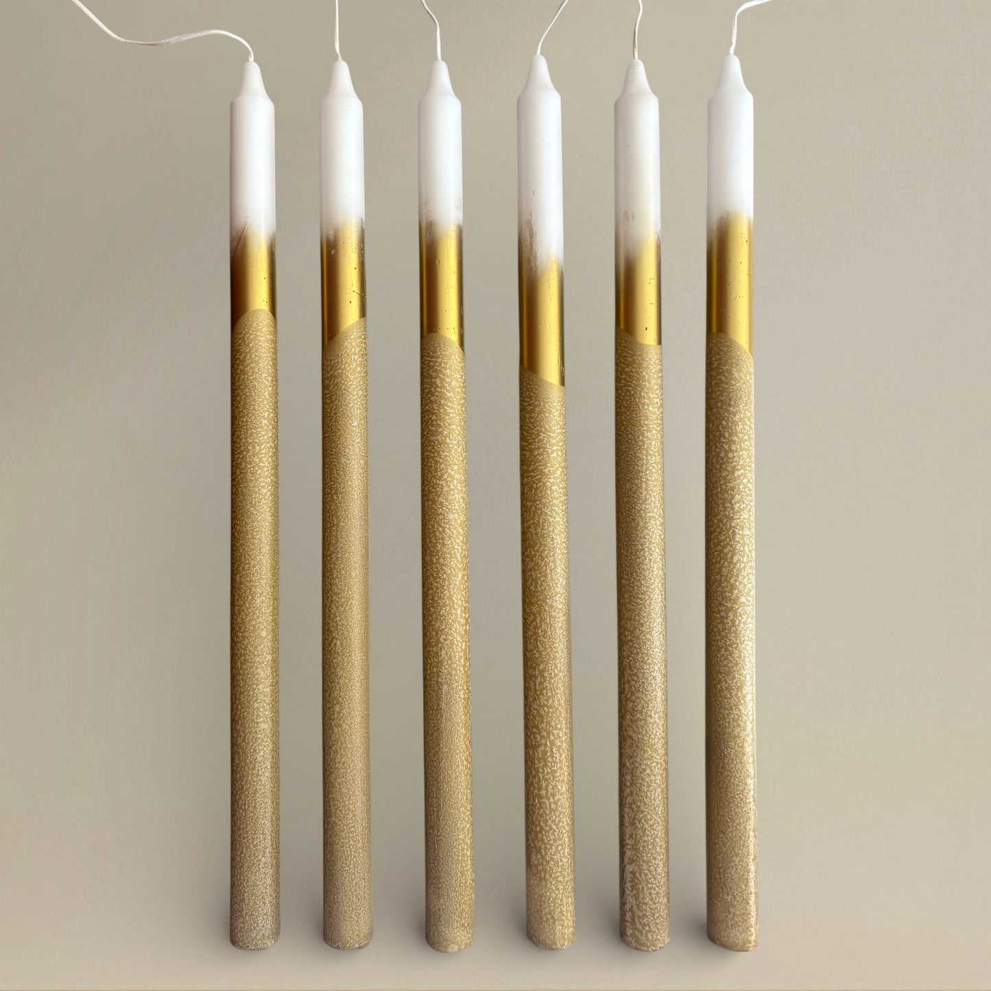 Dining candle 22x400mm frosted packet of 6