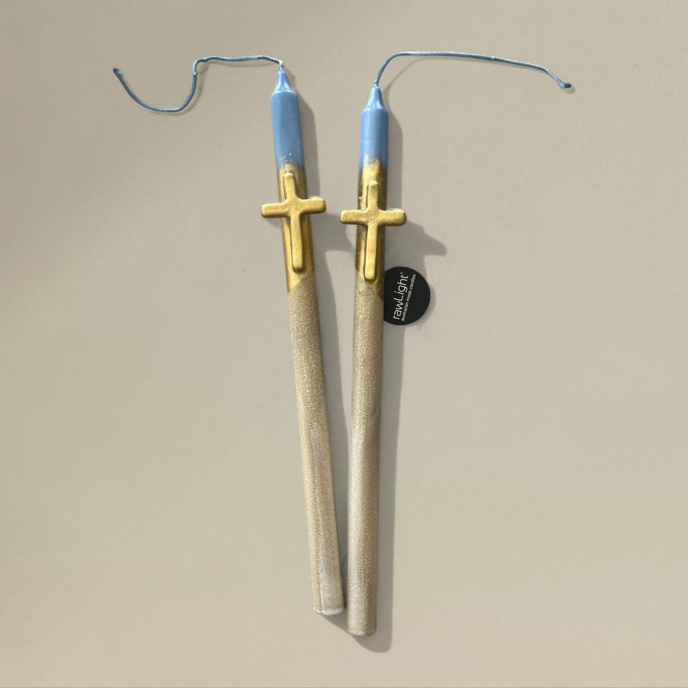 Cross candle 22x400mm - rawLight Design Pty Ltd