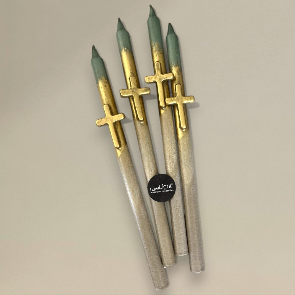 Cross candle 22x400mm - rawLight Design Pty Ltd