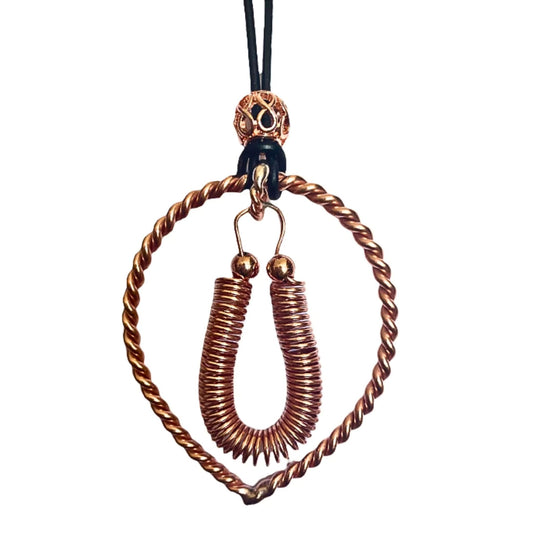 Feedback Loop Pendant - Tensor Ring, Unique Gift, EMF Protection