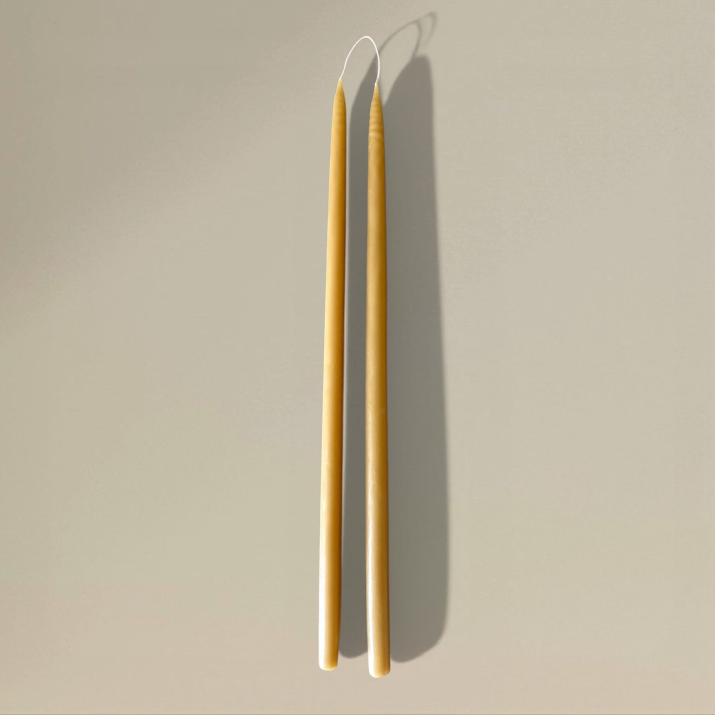 Taper candle beeswax 500mm