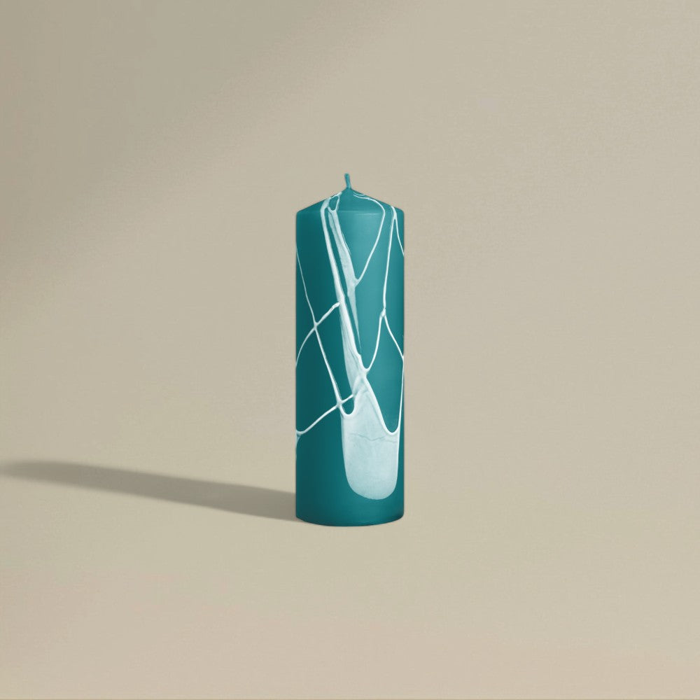 Pillar Candle 50x150mm Splashed