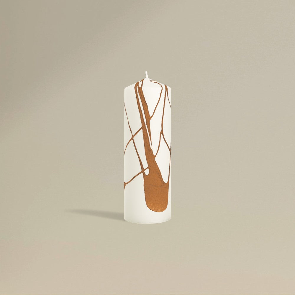 Pillar Candle 50x150mm Splashed