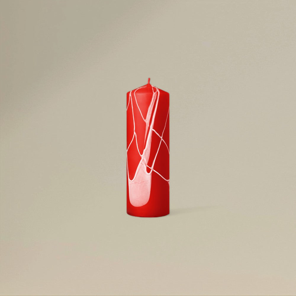 Pillar Candle 50x150mm Splashed