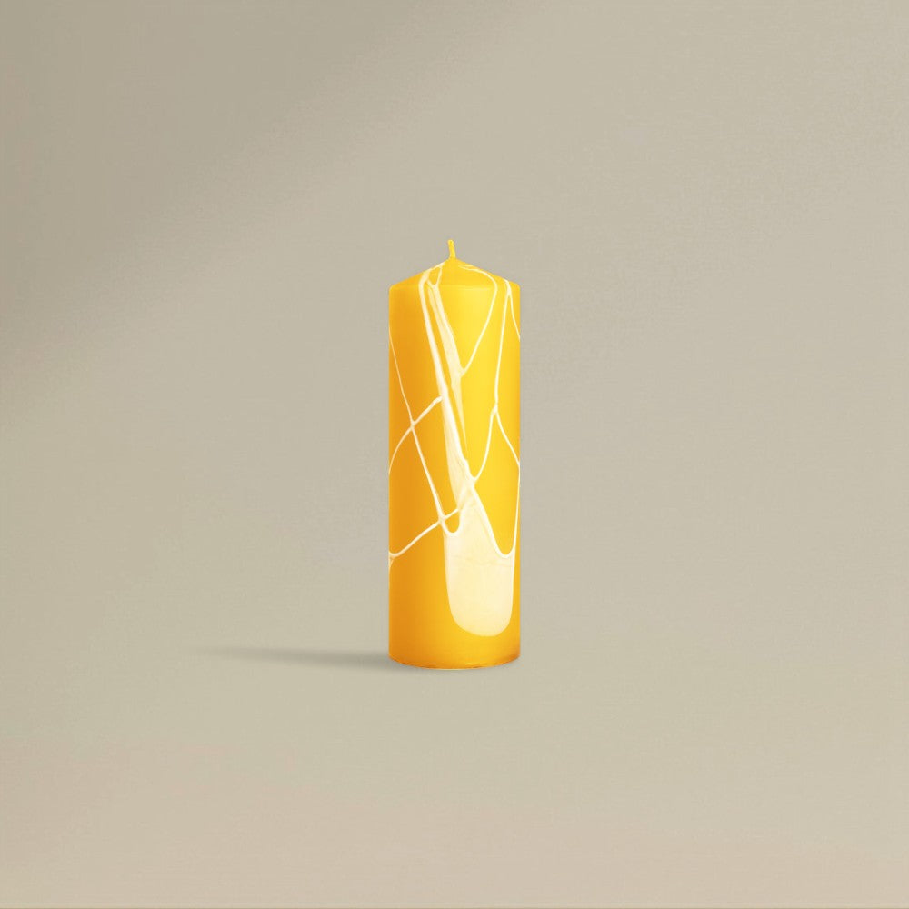 Pillar Candle 50x150mm Splashed
