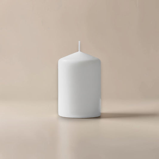 Pillar candle 50x75mm white 100 pieces