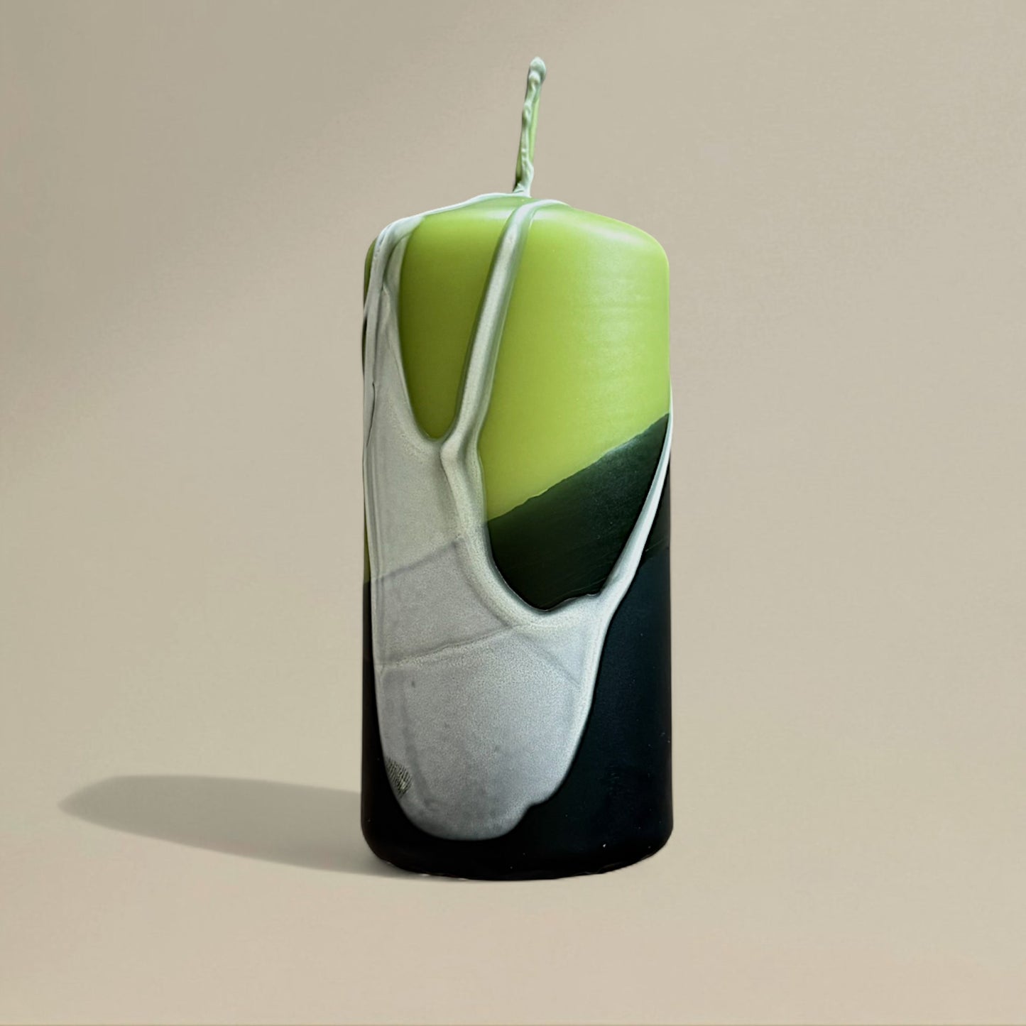 Pillar candle 60x130mm splashed