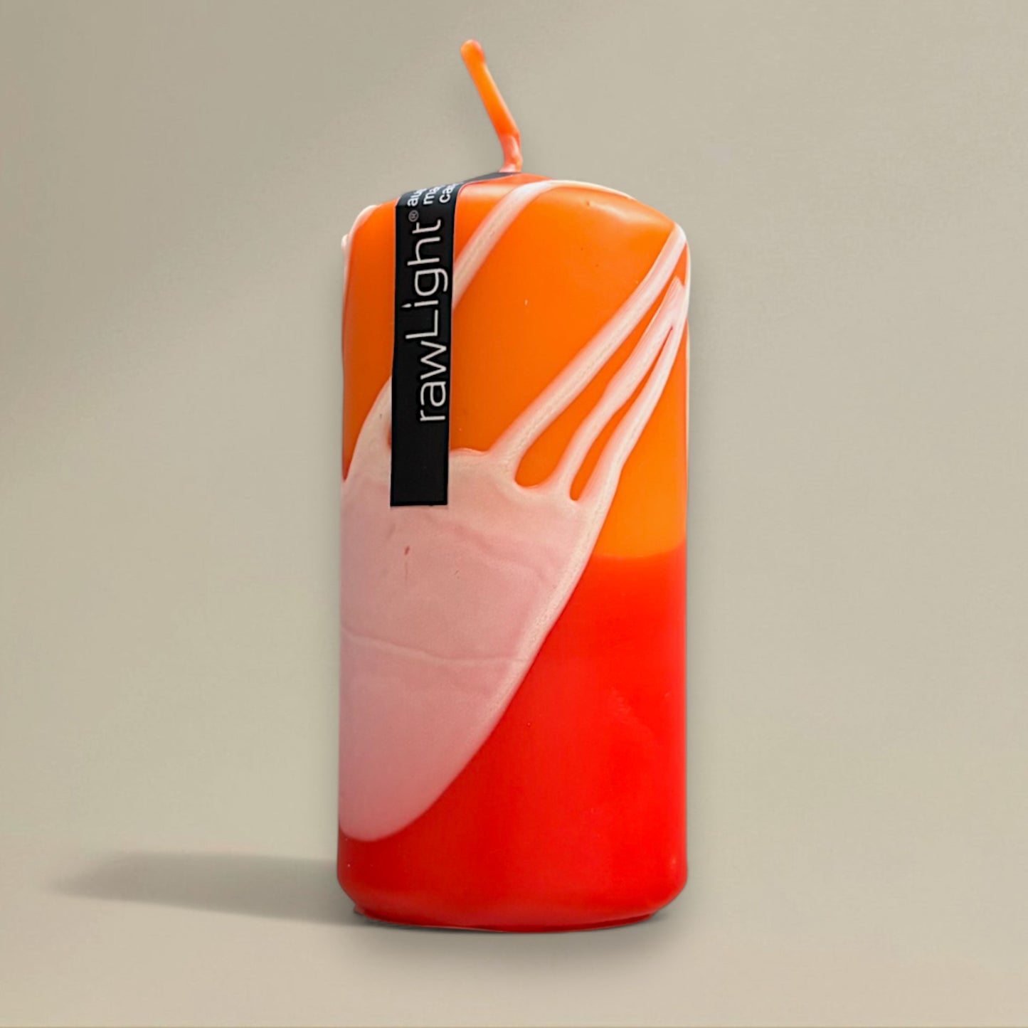 Pillar candle 60x130mm splashed