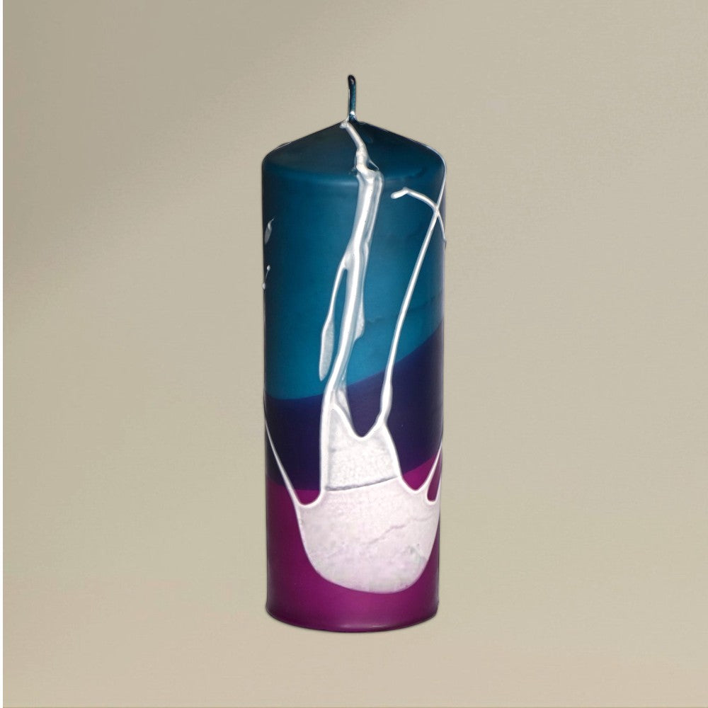 Pillar Candle 60x230mm Splashed