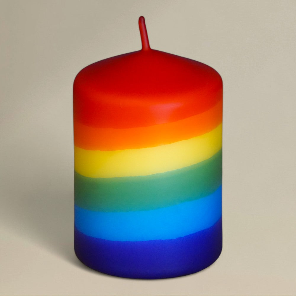Pillar Candle 75mm Multi Coloured
