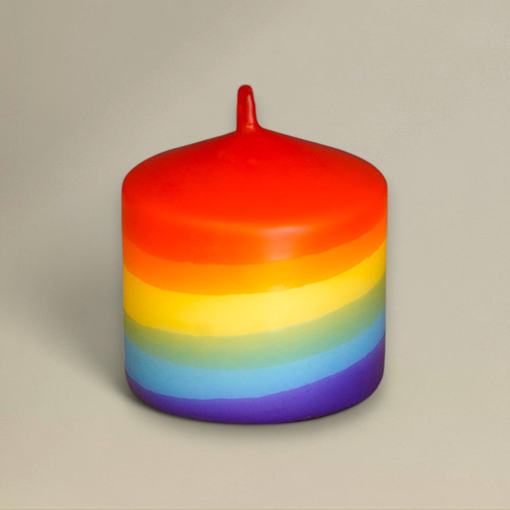 Pillar Candle 75mm Multi Coloured