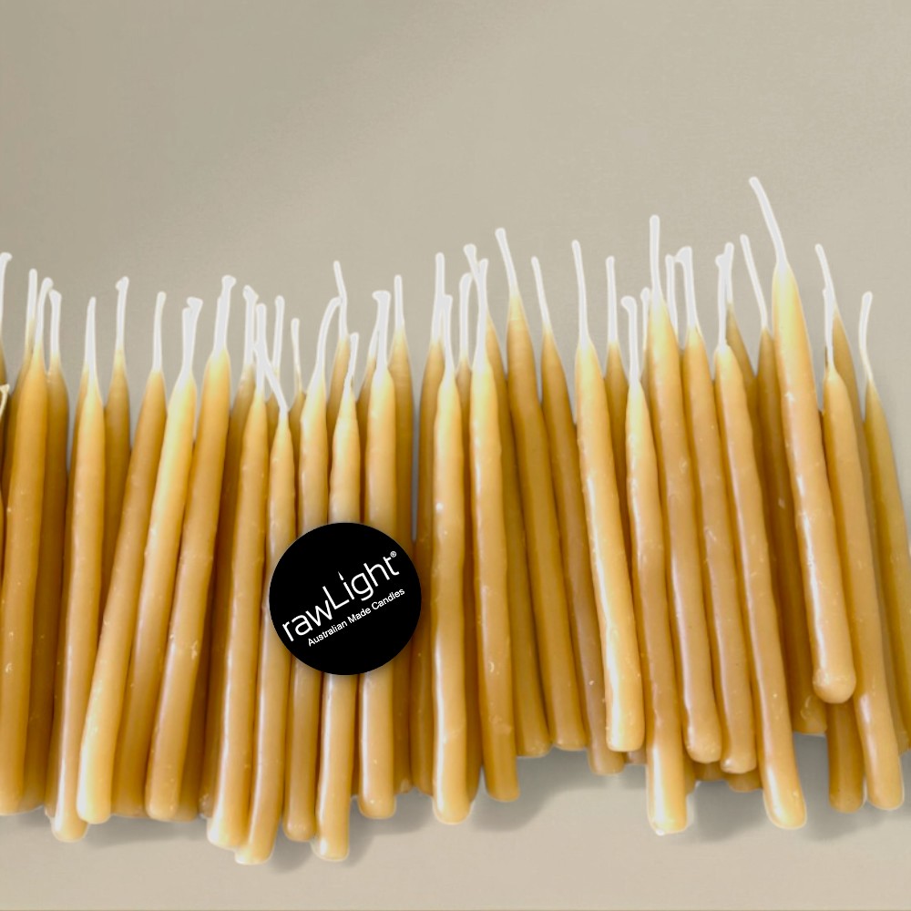 Prayer candle beeswax bundle of 38 - rawLight Design Pty Ltd