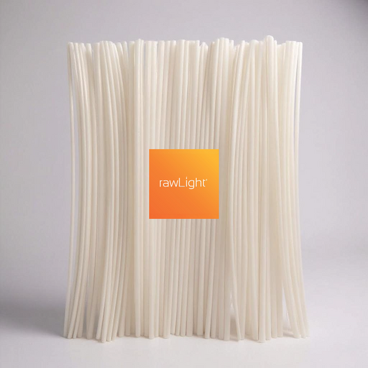 Wick suitable for premium crystalline sandy wax