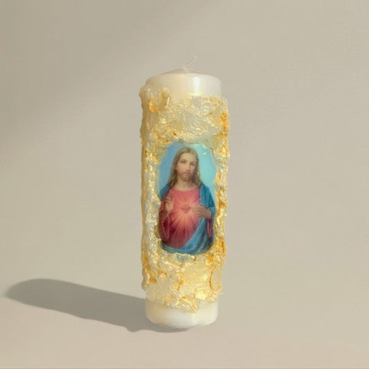 Religious Icon Candles 60x200mm Catholic